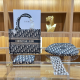 Blue Daily Letters Zipper Bags