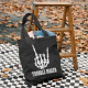 Black TROUBLE MAKER PRINTED BAG