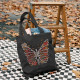 Black BUTTERFLY PRINTED BAG