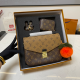 Yellow Brown Casual Daily Letters Zipper Bags