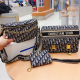 Tibetan Blue Casual Daily Letters Chains Bags
