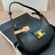 Black Casual Letters Zipper Bags