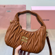 Brown Casual Letters Zipper Bags