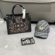 Black Casual Letters Zipper Bags