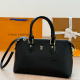 Black Casual Letters Zipper Bags