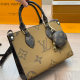 Yellow Brown Casual Letters Zipper Bags