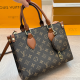 Dark Brown Casual Letters Zipper Bags