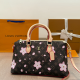 Pink Brown Casual Letters Zipper Bags