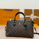 Black Brown Casual Letters Zipper Bags