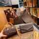 Brown Casual Letters Chains Bags