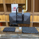 Black Casual Letters Zipper Bags