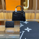 Black Casual Letters Patchwork Bags