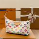 Colour Casual Letters Zipper Bags