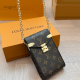 Brown Casual Letters Chains Bags