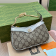 Silver Casual Letters Zipper Bags