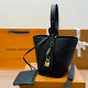Black Casual Letters Patchwork Bags