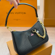 Black Casual Letters Chains Bags