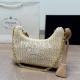Beige Casual Letters Zipper Bags