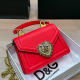 Red Casual Letters Chains Bags