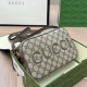 Khaki Casual Letters Zipper Bags
