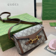 Brown Casual Letters Patchwork Bags