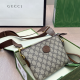 Khaki Casual Letters Zipper Bags
