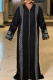 Black Casual Hot Drill Zipper V Neck Long Plus Size Overcoat