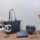 Black Casual Letters Chains Bags