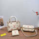 White Casual Letters Chains Bags