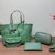 Green Casual Letters Zipper Bags