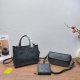 Black Casual Letters Chains Bags