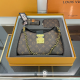Brown Casual Daily Letters Chains Bags