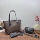 Brown Casual Daily Letters Zipper Bags