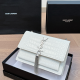White Casual Daily Letters Fringed Trim Bags