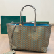 Blue Casual Daily Letters Patchwork Bags