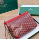 Red Casual Daily Letters Zipper Bags