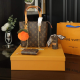 Brown Casual Letters Chains Bags