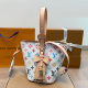 Colour Casual Daily Letters Patchwork Bags