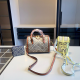 Yellow Brown Casual Daily Zipper Bags