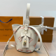 White Pink Casual Daily Letters Patchwork Bags