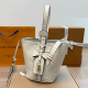 White Casual Daily Letters Patchwork Bags