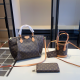Brown Casual Daily Letters Patchwork Bags