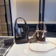 Brown Casual Daily Letters Patchwork Bags