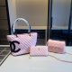 Pink Casual Daily Letters Chains Bags