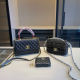 Black Casual Daily Letters Chains Bags