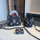 Black Casual Daily Letters Patchwork Bags