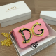 Pink Casual Daily Letters Chains Bags
