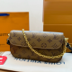 Brown Casual Daily Letters Chains Bags