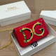 Red Casual Daily Letters Chains Bags