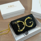 Black Casual Daily Letters Chains Bags